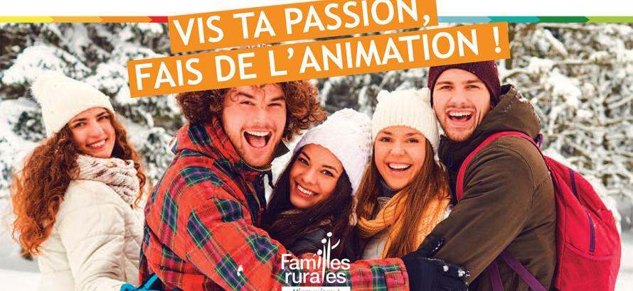 Vis ta passion, fais de l'animation !